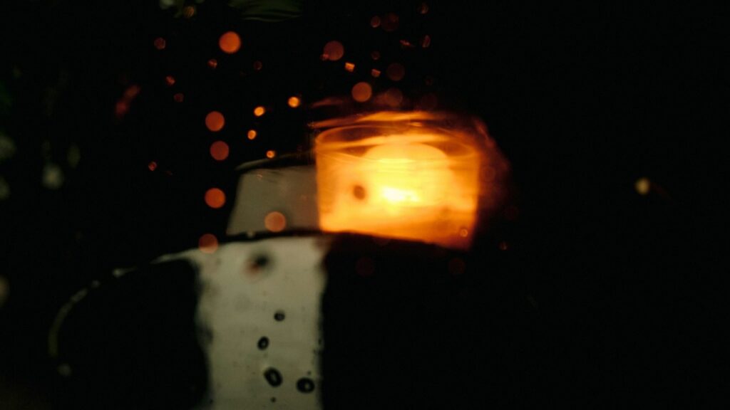 Apagón a la luz de una vela